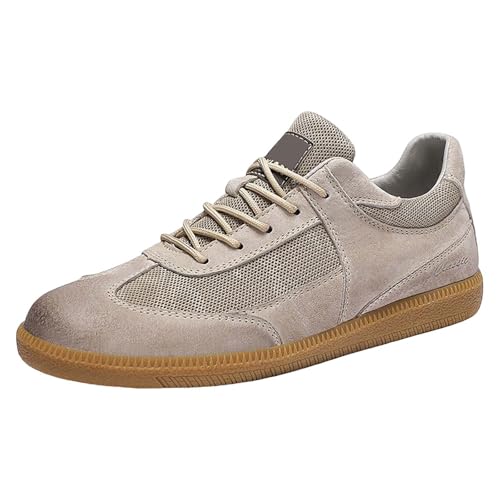 Otoño e Invierno Moda Hombre Single Foot Stirrup Sneakers Men's Mesh Comfortable Casual Shoes Zapatos Hombre 45 46, caqui, 40 EU