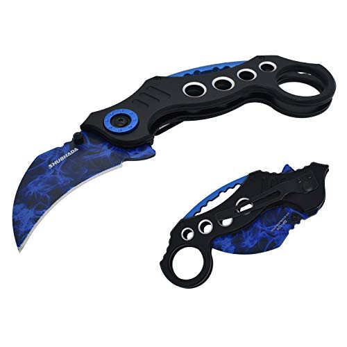 Shubhada Cool Knife For Father,Sharp Claw Knife,Spring Assisted Folding Pocket Knife(Starry-Sky) #TOP1