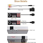 Retro Game Console,Classic Mini Handheld Video Game Console Built-in 620 Classic Edition Games, AV Output and Dual Game Controllers - Image 5