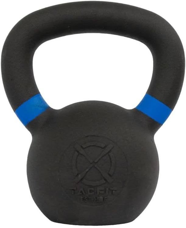 Kettlebell (Powder Coated) - Fitness, Exercise, Strength Training and Weightlifting