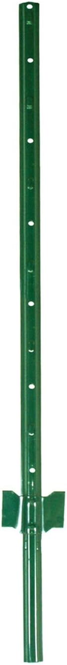 Utility Fencing Heavy-Duty Steel Fence Post (10 Pack), Green, 5'