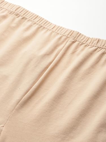 Image of LEADING LADY Women's Solid Cotton Mid Rise Shorts | Skinny fit Short for Workout, Yoga, Gym & Running Shorties (Pack of 3)