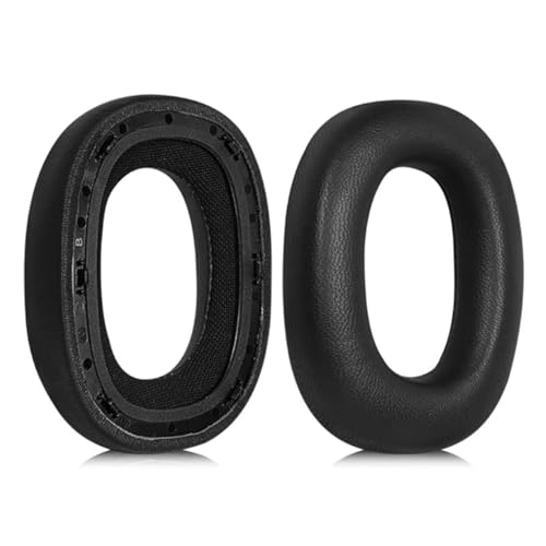 Palumma For Bowers & Wilkins Px8 Ohrpolster, Protein-Leder-Ersatz-Ohrpolster für Bowers & Wilkins Px8 Kopfhörer, Ohrpolster, Headset, Ohrmuscheln (schwarz)