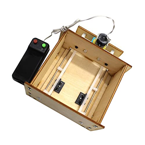 Alomejor Wooden Elevator Door Kit Ecofriendly Building Set DIY Toy Assembly Develop Curiosity and Imagination for Children
