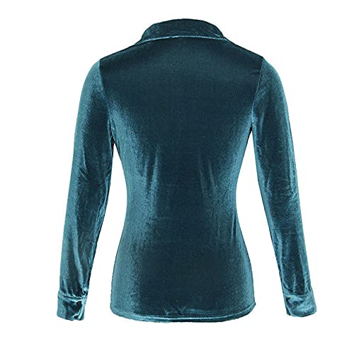 Camisetas femininas lisas estampadas para mulheres manga longa gola canoa veludo inverno outono 2024