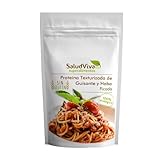 Proteína fina de haba y guisante texturizada ecológica SaludViva 200 g | Alto contenido en proteína vegetal | Ideal para boloñesa vegana, tacos, hamburguesas y platos sin carne