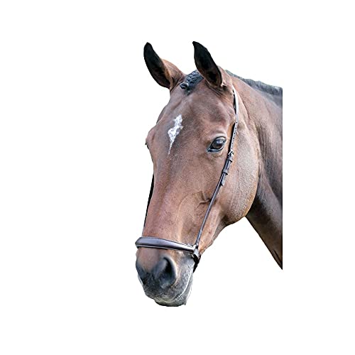 Shires Blenheim Drop Noseband-Havana Full