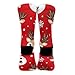 UTRSIFB Girl's Leisure Sports Socks, All Season Stockings, Soft Fashion Breathable Dress Decor Boots Socks Christmas Deer Snowflakes