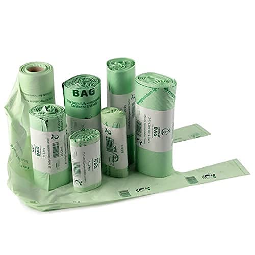 The Compost Bag Company 240 Litres x 10 Compostable Wheelie Bin Liners, Compost Bags for Garden Kitchen Office and house, 100% Biodegradable Bin Bags (Green) - Image 6