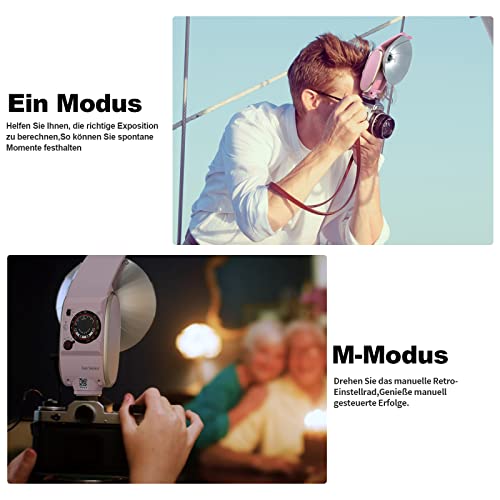 Ficha técnica GODOX Colour Lux Senior Retro Camera Flash GN14 1700 mAh 6000 K ± 200 K CCT Speedlite Camera Flash Auto Manual Modes Flash Output Collapsible Reflector Flash Battery Powered - Fernando Cortés