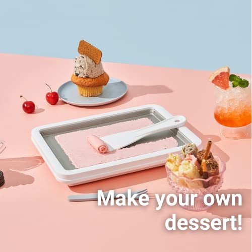 Berthan Premium Stainless Steel Rolled Ice Cream Maker #TOP5