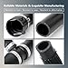 YIYANTO 68297843AC Radiator Coolant Upper Inlet Hose Compatible with Jeep Compass 2017 2018 2019 2020 2021 2022 2.4L, Replace 68297843AA 68297843AB Hoses Replacement Black Rubber