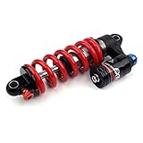 JFOYH Adjustable Oil+Coil Spring Rear Shock Suspension, Shock Absorbers For Downhill MTB Bike/E-bike