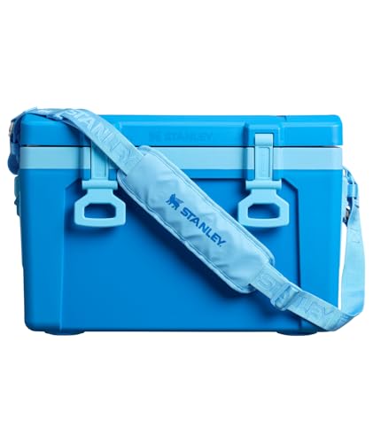 Image of Stanley Adventure Outdoor Cooler 24 qt | Heavy Duty Outdoor Camping Cooler with Easy Carry Top Handle | BPA-Free | Azure