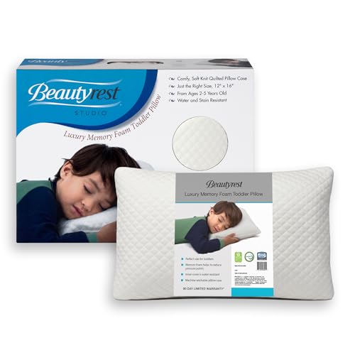 Delta Children Memory Foam Pillow, 16x12 Inch, Gold