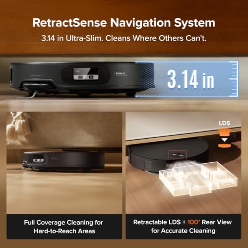 Image of roborock Qrevo Edge 2 Robot Vacuum and Mop, 25,000Pa, 3.14'' Ultra-Slim