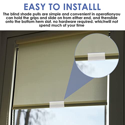 Grevosea ASG-34T43A 2 Pieces Window Shades For Home, Roller Window Shades Shade Pull Blinds Shades R Type Lifting Clamp Pull Shade Grips thumb #3