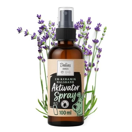 Dalias Dogs EM-Aktivator Spray - Reaktiviert EM-Keramik Halsbänder – Booster für Resonanzwirkung – Unterstützt natürliches Haut- & Fellmilieu – 100 ml