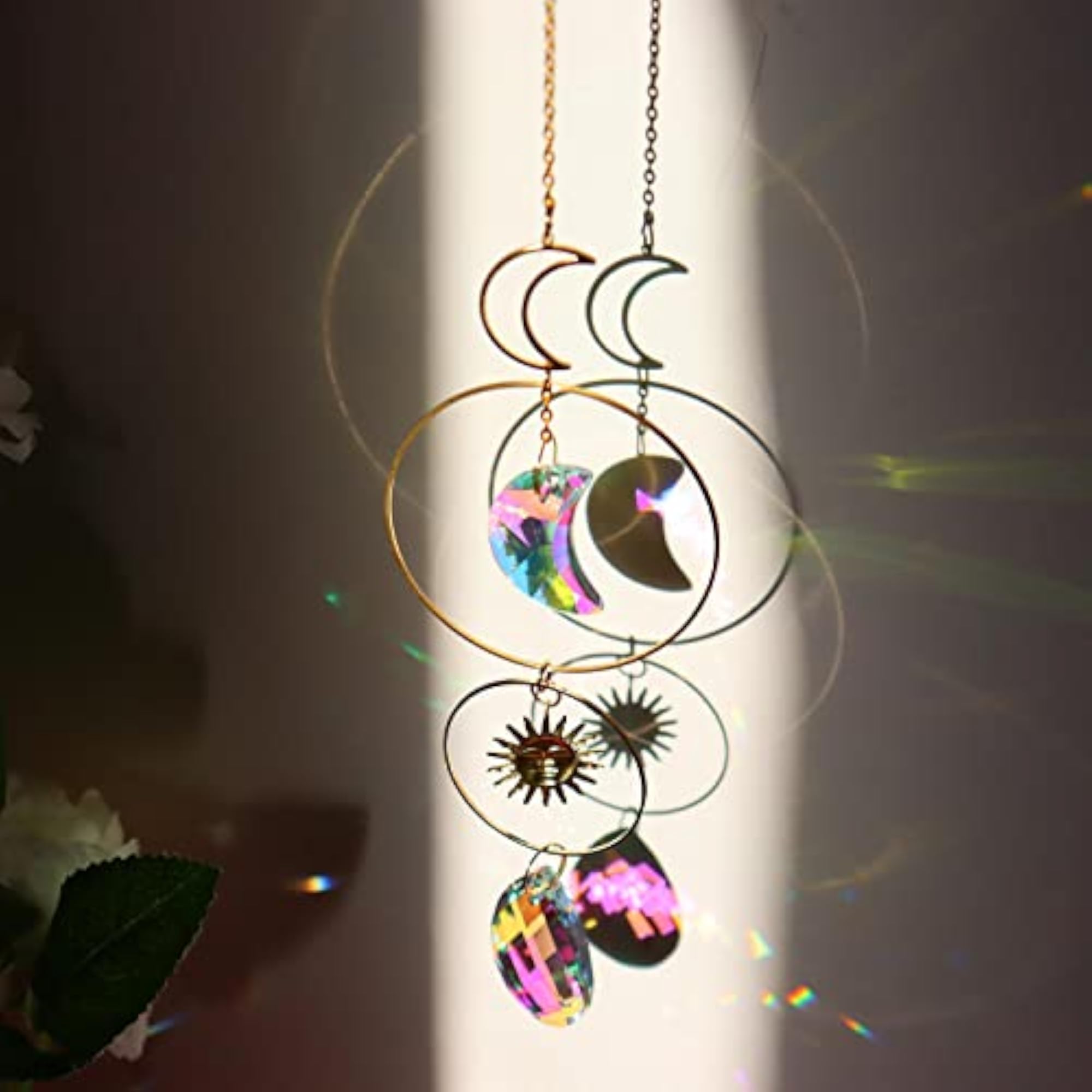 Crystal Suncatcher Balcony Window Hanging Decor, Model 3