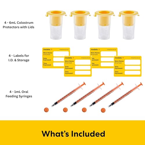 Image of Medela Colostrum Collection and Feeding Kit, Includes Colostrum Collectors and Oral Feeding Syringes, Collect, Store & Feed, Sterile