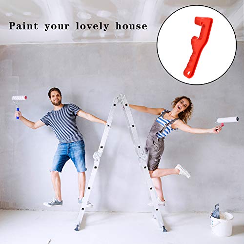 3 Pieces 5 Gallon Plastic Bucket Lid Opener Paint Can Lid Opener For Home Office Opening Tools (Red) #TOP6