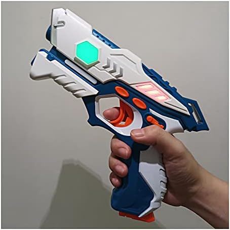 Think Gizmos 1-2 Player Infrared Laser Gun Projector Game - Includes Wall Image Projector, Set of 2 Laser Tag Guns, 3 Target Cartridges for Duck Hunt Style Shooting Games for Ages 4+