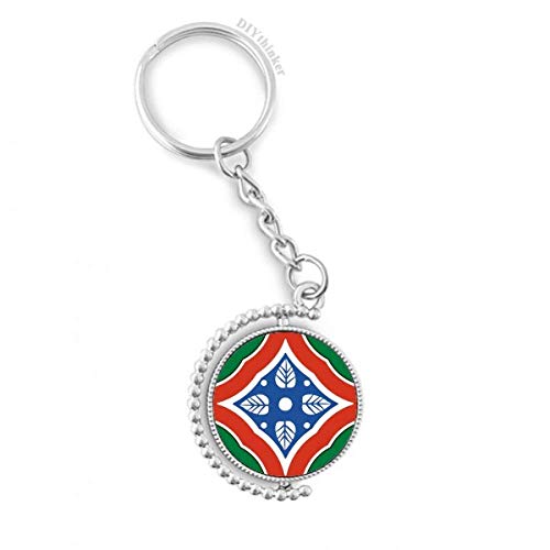 Porte-clé Talavera rotatif multicolore keyholder décoratif pour sac et clés de voiture