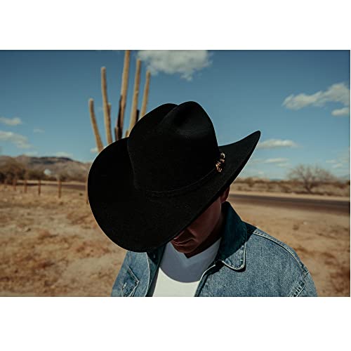 Utaly Western Cowboy Hat For Men Women Classic Fedora Hat With Buckle Belt thumb #6