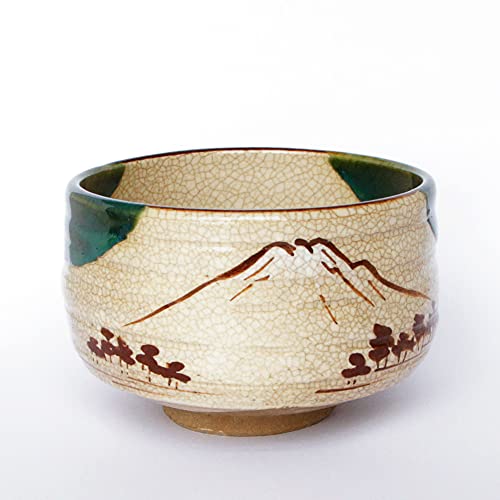 KIMIKURA Matcha Tea bowl Chawan [Mt.Fuji] Made in JAPAN |