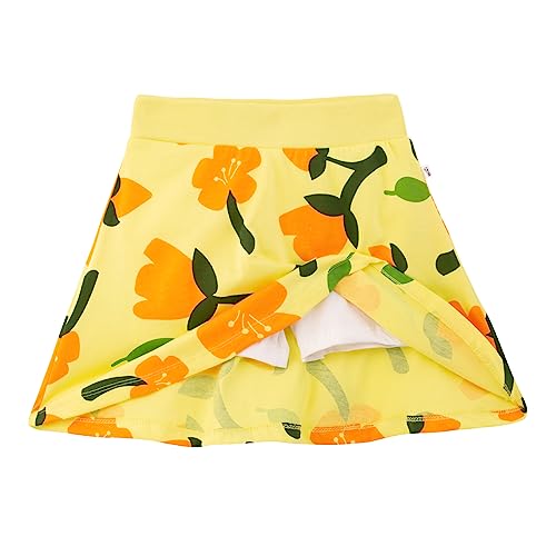 Image of YouGotPlanB Cotton Skater Skirt for Girls | Pack of 1 | Ages 3-16 Years | Attached Inner Shorts | Ideal for Sports & Play