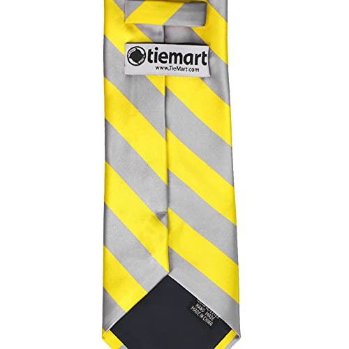 Image of tiemart Men's Striped Tie Standard Length