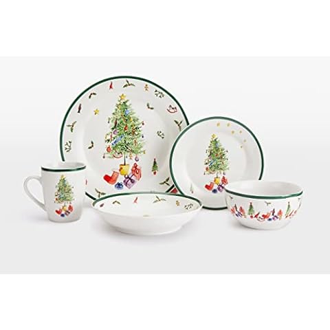 Waterside - 30 Piece Festive Tree Dinner Set Cover
