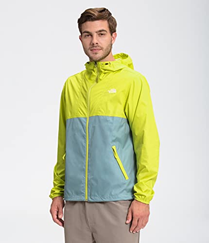 The North Face Men's Cyclone Jacket, Sulphur Spring Green/Tourmaline Blue, XL