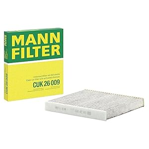 MANN-FILTER CUK 26 009 Interior Filter Pollen filter with active charcoal – For passenger cars