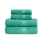 Amazon Basics – Amazon Basics Handtücher-Set, 100% Baumwolle, Farbecht, Saug