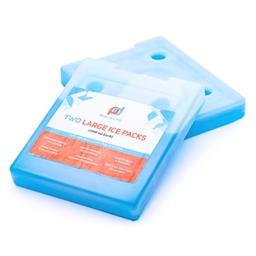 XXX-Large (1000 ML) Ice Pack for Coolers Lunch Bags. Leak-Proof, Sturdy, Reusable, Freezer-Safe, Easy to Clean Will Keep Your Food And Beverages Cold for hours.