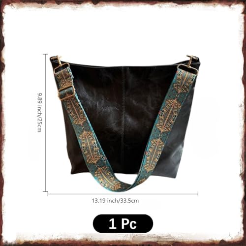 Bolso hobo vegano de cuero sintético negro con cierre miniatura 2