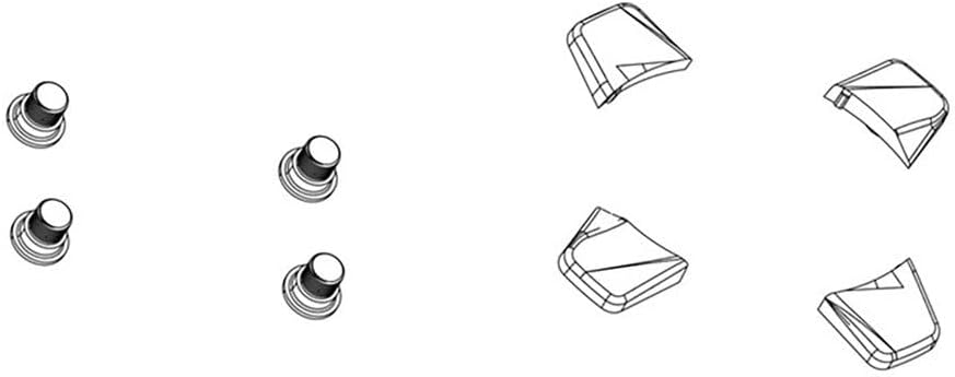 SRAM Red/Force eTap AXS Crank Chainring Bolt Kit - for 1x, Aluminum, Black, D1