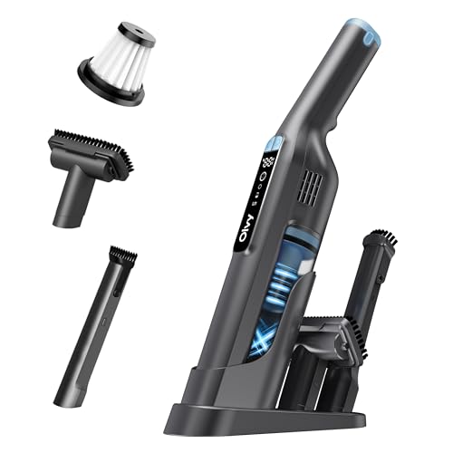 Aspiradora de Mano Inalámbrica 22 kPa, 250W Motor Sin Escobillas, 3 Velocidades, Hasta 35 Min de Autonomía, Aspirador Portátil con Filtro HEPA, Pantalla LCD y Accesorios para Coche, Sofá y Mascotas Aspiradora de Mano Inalámbrica 22 kPa, 250W Motor Sin Escobillas, 3 Velocidades, Hasta 35 Min de Autonomía, Aspirador Portátil con Filtro HEPA, Pantalla LCD y Accesorios para Coche, Sofá y Mascotas