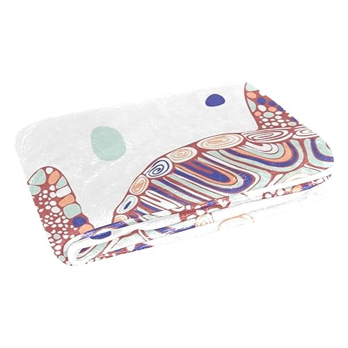 Couverture ethnique tortue de mer de qualité supérieure douce et chaude - 3