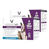 Visbiome® Vet Advanced GI Care Probiotic for Dogs & Cats – 225B CFU, 8-Strain Formula – Veterinarian Recommended, Clean Label Certified – 60 Packets