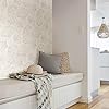 NuWallpaper Silver Hikarigaoka Peel and Stick Wallpaper, NUS3578