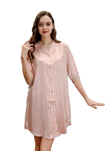 Alexander Silk Women's Mulberry Silk Sleepwear Comfortable Nightdress