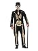 Forum Novelties Men's Skeleton Suit Formal Attire with Jacket and Pants, Black/White L