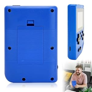 Tutamaz Retro Handheld-Konsole, 500 Klassische Spiele, TV-Ausgang, 6-7 Stunden Akkulaufzeit, 3-Zoll-Display, 2 Spieler, Retro-Design, Game Boy, Tastensteuerung, Handheld spielkonsole für unterwegs