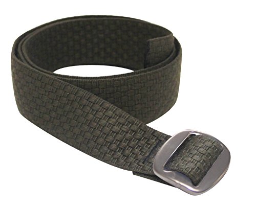 Bison Designs Womens Reversible to Solid Color Subtle Clinch Belt, Lattice Walnut, Medium-38