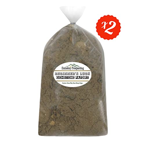 Sluiceboy Prospecting - Gem Mining Rough Stone Mix | 8 POUNDS of Paydirt | 2 Pack Special | Guaranteed Gemstones | Mining Rock Dig Gem Dig
