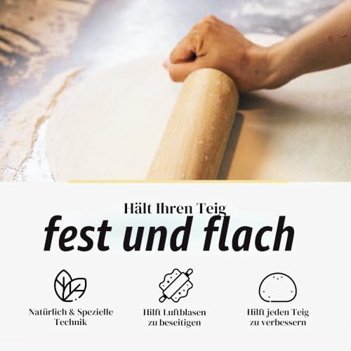 Foto von Tuuli Kitchen Professional Classic Nudelholz mit drehbarer Mitte (44 x 5,5 cm)