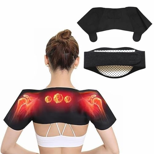 Autocalentable Hombro Cálido para el hombro de Invierno, Cuello de Cuello Autocalentable, Transpirable, Capa Térmica, Poncho de Calor, Cojín de Calor Suave, Calentador de Cuello, Espalda