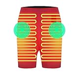 Appareil Physiothérapie Chauffant Les Hanches,ceinture Massage Chauffante Pour Bas Dudos Et Les Hanches Avec 4moteurs Vibration,température Et Intensité Réglables Sur 3niveaux,pénétration À 360°